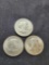 Lot of 3 Susan B Anthony Dollar coins