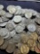 Lot of 1950s and 60s silver quarters