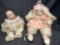 Vintage Bunny Rabbit and Baby Dolls