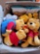 Large Box Full of Disney Pooh Stuffed Toys
