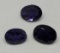 3 Lolite oval cut blue gemstone 2.56ct