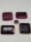 Massive Deep red Ruby gemstone lot over 300ct large stones