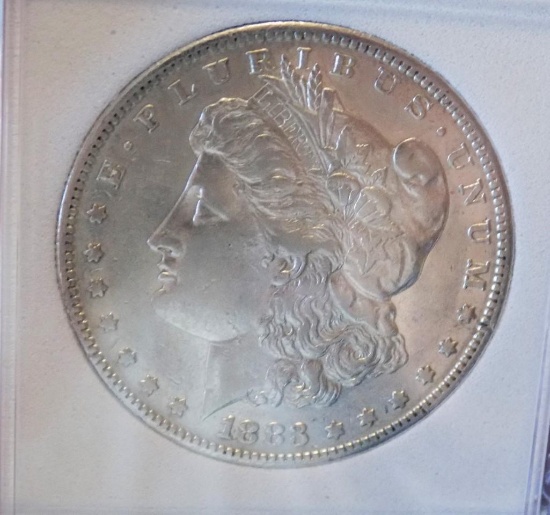 Morgan Silver Dollar 1883 S BU++ Rare Date PL Reverse Stunning coin