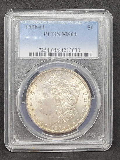 1898-O Morgan silver dollar