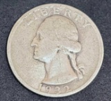 1932-S Washington Quarter-Key Date for the Series. Very Rare. Only 408,000 Minted
