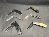 Lot of Pocket Knives. Kershaw TRS Tactical TRAC Force M Tech and more