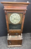 Vintage Cincinnati Time Recorder Co Time Clock
