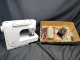 Singer Prelude Sewing Machine and Mixed Parts