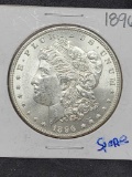 1896 Morgan silver dollar Frosty BU