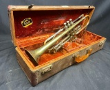 2 Trumpets Vintage Getzen Deluxe Tone Balanced Trumpet Project Elkhorn Wisconsin