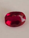 8.17 Ct Natural Oval Cut Red Ruby Gemstone