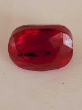 9.07 Ct Natural Red Oval Cut Ruby Gemstone