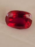 9.92 Ct Red Natural Oval Cut Ruby Gemstone