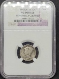 1942/41 D 10c Mercury Dime slabbed coin