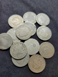 13 liberty Nickels