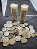 Mixed Nickel lot. War time, 1940s-1960s