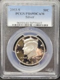 2003-S Kennedy Silver Half PCGS PR69DCAM silver