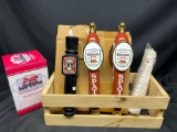 Bar Collectibles Spaten Widmer Beer Tap Handles, Mojito Muddler, Budweiser Holiday Stein