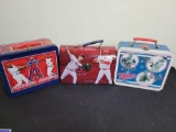 MLB Baseball Tin Lunchboxes 3 Units