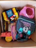 Large Box Full of Disney Toys Collectibles
