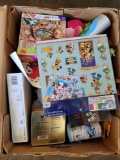 Box Full of Disney Toys Collectibles