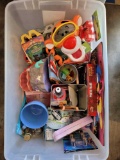 Bin Full of Disney Toys Collectibles