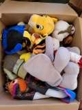 Box Full of Disney Stuffed Toys