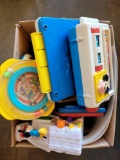 Box Full of Vintage Disney Toys