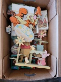 Box Full of Disney Pooh Collectibles