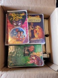 Box Full of Disney VHS Movies