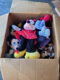 Large Box Full of Disney Stuffed Toys
