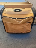 New Leather Cloth Travel Suitcase
