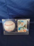 Don Sutton Signed Baseball in Display COA