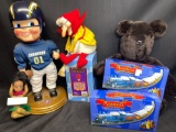 Chargers Gemmy Football Doll Rockin Randall, Anastasia Toy Trains, Unique Animated Music Box Witch,