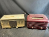 Old Radios Vintage 1962 Zenith Model L516W vacuum Tube Clock Radio Crossley Radio
