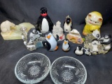 Penguins n More. Hamilton Collection Watch this Mom and Time to play. Ceramic Penguins & Cat, Polar