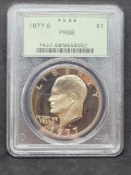 1977-S PCGS PR67 Eisenhower Clad Dollar
