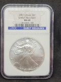 silver eagle 2007 NGC Certified MS 69 Early Release Stunning Premum upgrade coin