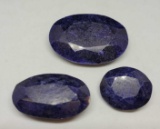 lot of Deep blue Oval cut Sapphire gemstone 288.0ct
