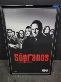 The Sopranos Framed Advertising Poster
