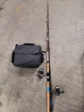 2 Fishing Poles Reels And Tackle