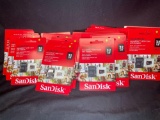 Lot of 24 Sandisk ImageMate 32GB Micro SDHC UHS-I cards with Adaptor