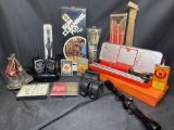 Gun Cleaning Kits and Equipment. Hoppes, Sears, Outers, Bushnell 4x Banner Gun Scope, Midland Walkie