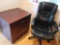 2 drawer file cabinet Leather computer chair