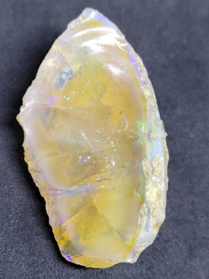 Massive Raw earth mined Rainbow opal 62.57ct stunning gemstone