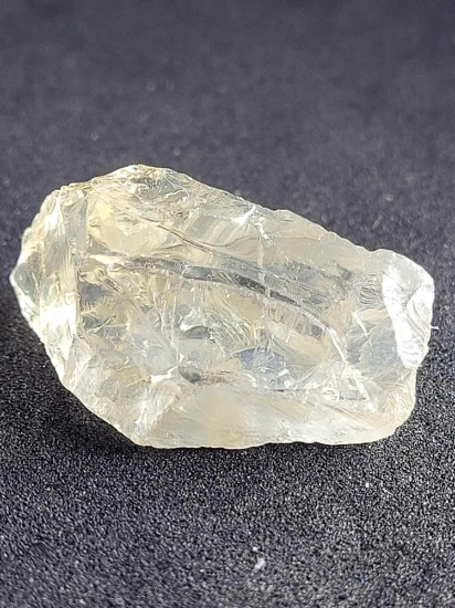 Raw earth mined 18.51ct White Sapphire Gemstone Beautiful