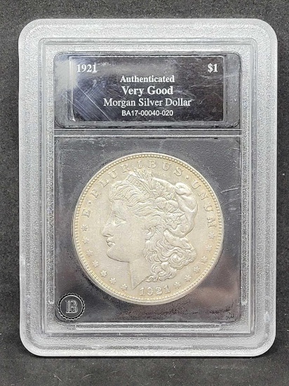 1921-S Morgan Dollar Slabbed Very Good