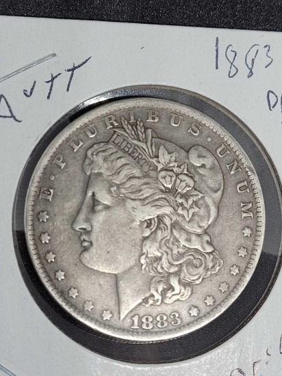 Morgan silver dollar 1883 O/O DDR VAM Nice original AU+++ Collector Piece