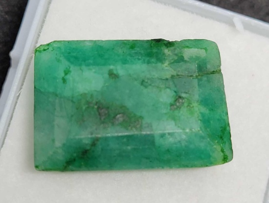 Giant Green Emerald 12.0ct Deep Green Gemstone