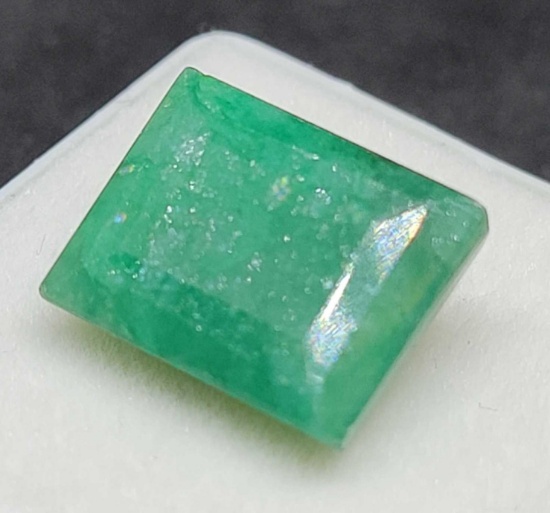 Emerald Deep green 8.39ct Stunner